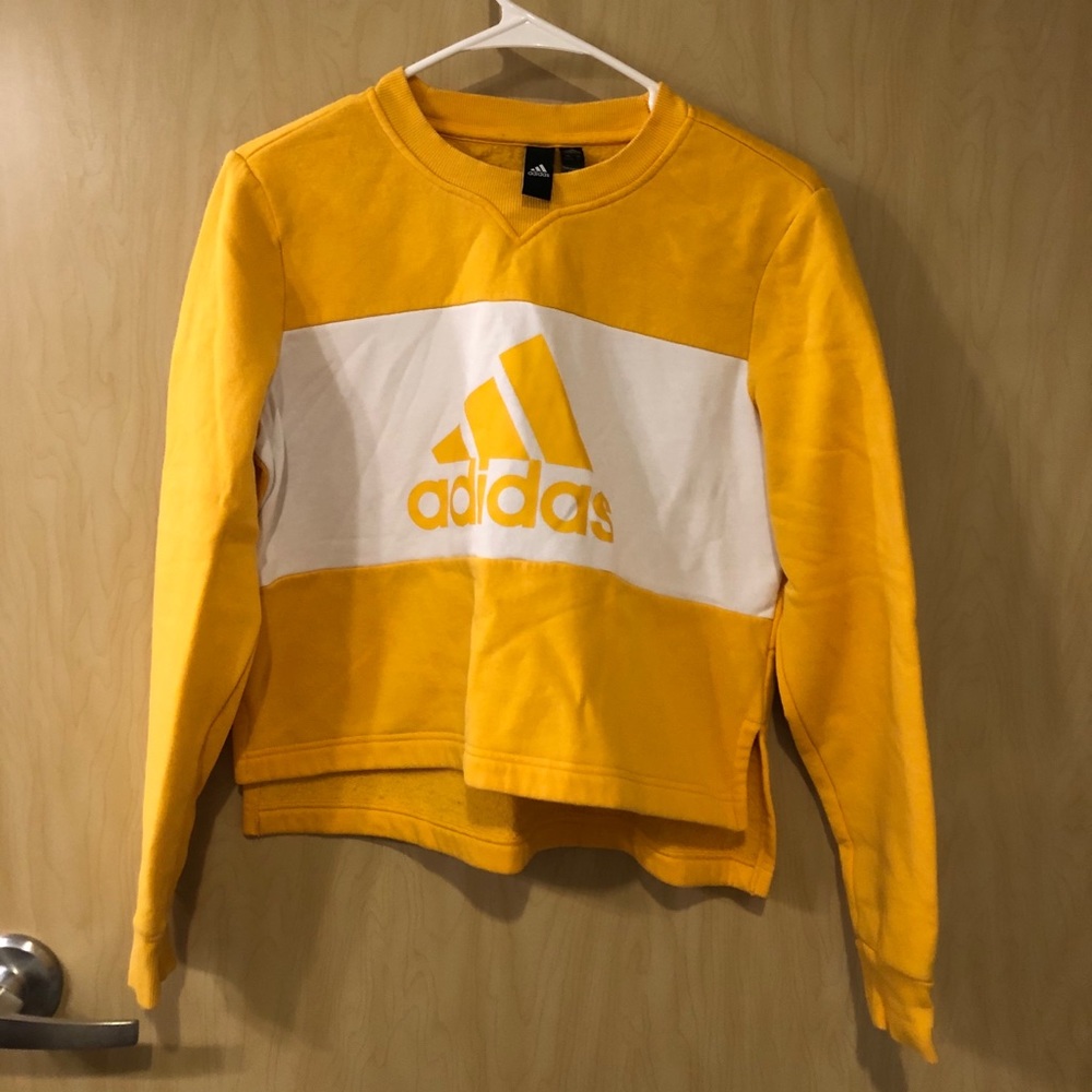Women’s adidas crop crew neck sweatshirt